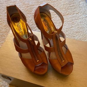 Tan Michael Kors Heels